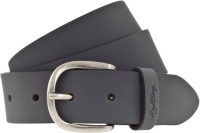 Mustang Leren riem met gestempelde Mustang-logo op de lus