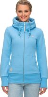 Ragwear Capuchonsweatvest NESKA ZIP met brede ribboorden