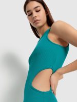 LSCN by LASCANA Midi-jurk van ribmateriaal