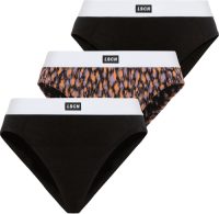 LSCN by LASCANA Jazz-hipsters met brede logoboord (set, 2 stuks)