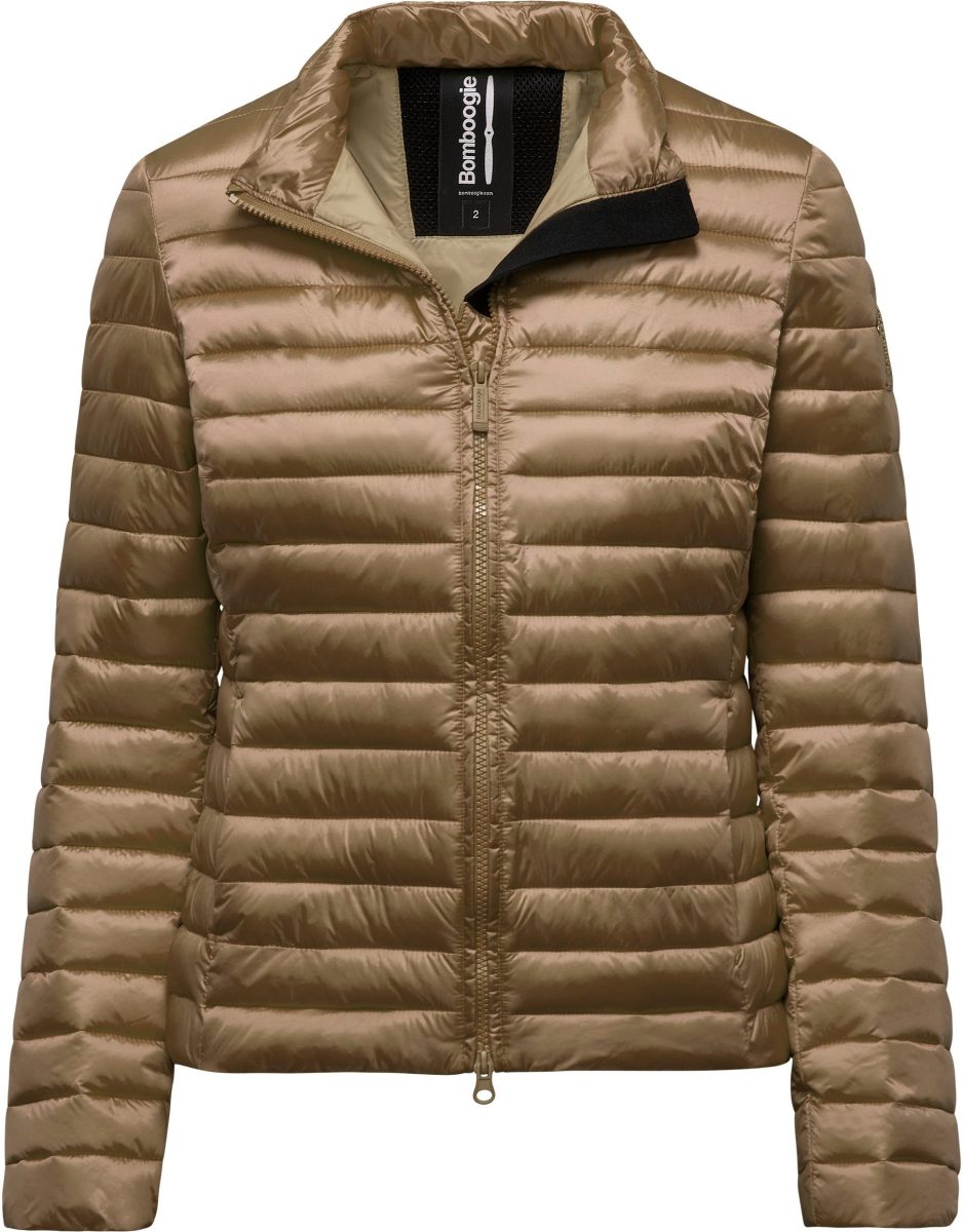 Bomboogie Gewatteerde jas WOMAN JACKET BRIGHT COLOUR NYLON met 2-wegritssluiting