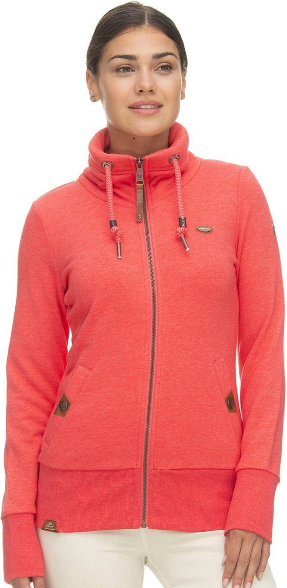 Ragwear Sweatvest RYLIE ZIP met hoge staande kraag