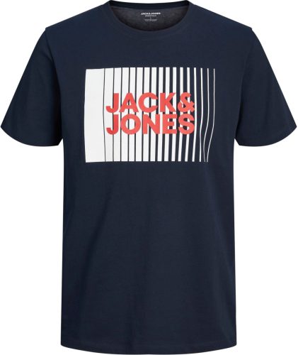 Jack & Jones JUNIOR T-shirt JJECORP van biologisch katoen donkerblauw