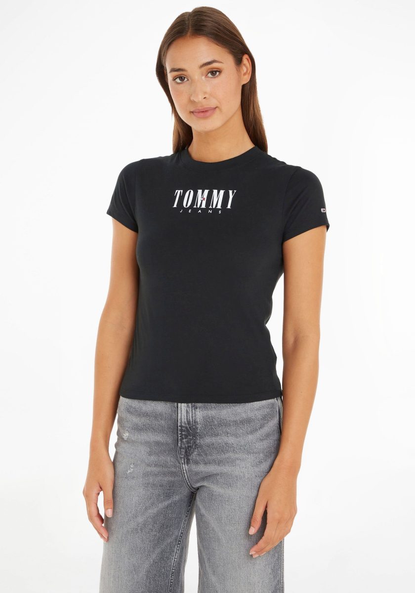 Tommy Jeans Shirt met korte mouwen TJW BABY ESSENTIAL LOGO 2 SS met Tommy Jeans-logo-opschrift