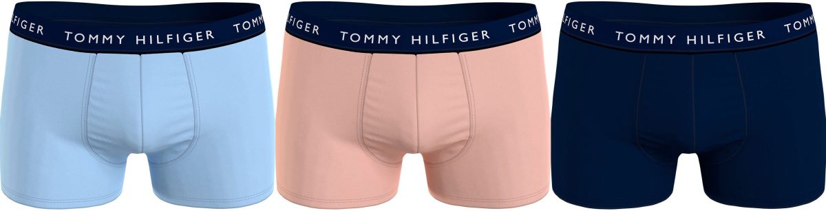 Tommy Hilfiger Underwear Trunk met logo op de tailleband (3 stuks, Set van 3)