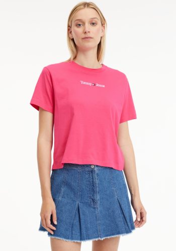 Tommy Jeans Shirt met korte mouwen TJW CLS SERIF LINEAR TEE