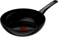 Tefal Renew On Keramische wokpan 28 cm Zwart