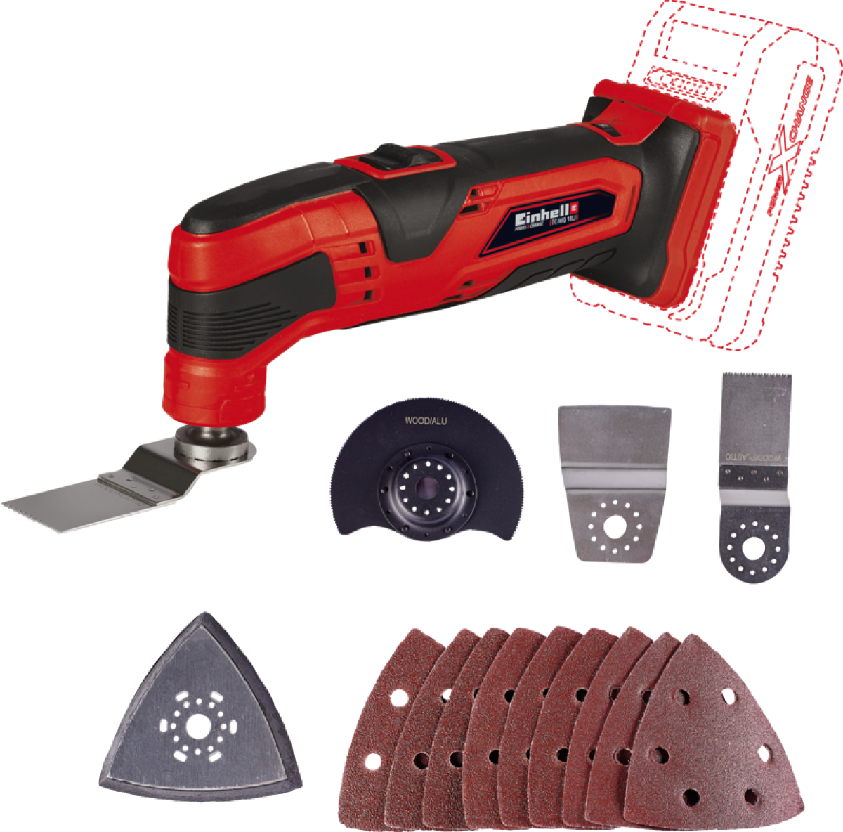 Einhell Varrito TE-MG 18 Li Solo (zonder accu)