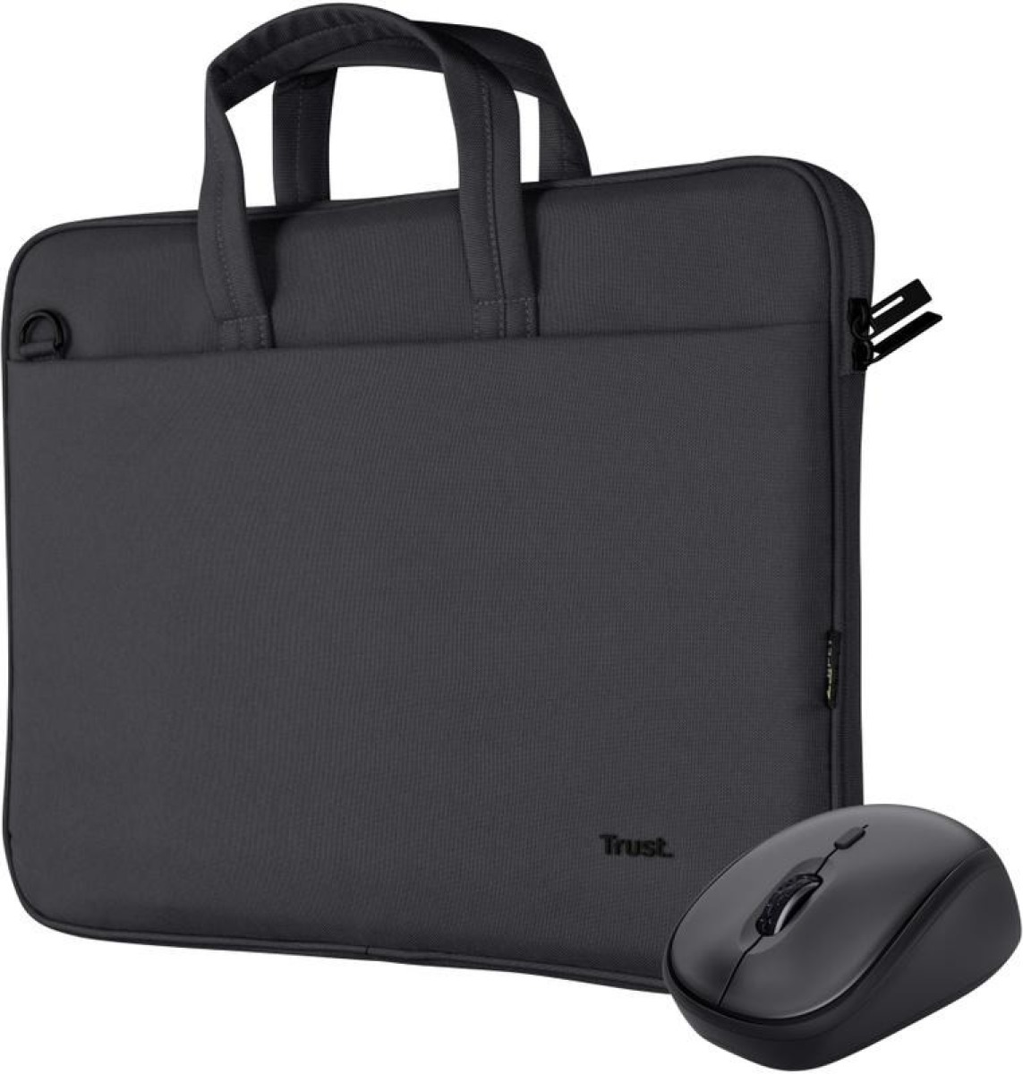 Trust BOLOGNA BAG AND MOUSE SET Laptop tas Zwart