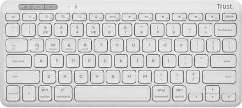 Trust Lycra Compact draadloos toetsenbord Toetsenbord Wit