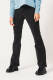 America Today high waist flared jeans washed black