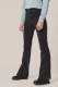 America Today high waist flared jeans washed black