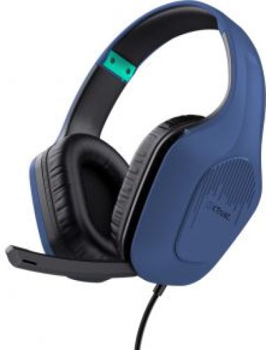 Trust GXT 415B Zirox Headset Bedraad Hoofdband Gamen Blauw