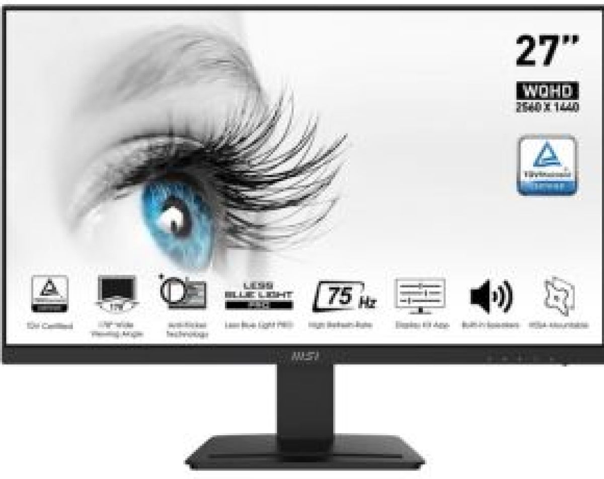 MSI Pro MP273QV 27 /2560x1440/VA/75Hz/4ms