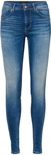 VERO MODA skinny jeans Lux met biologisch katoen blauw