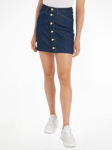 Tommy hilfiger spijkerrok dark blue denim