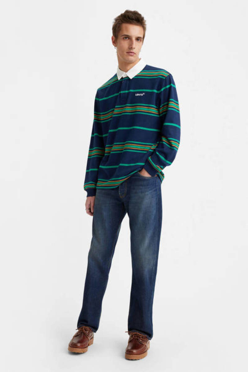 Levi's 501 straight fit jeans low tides blue