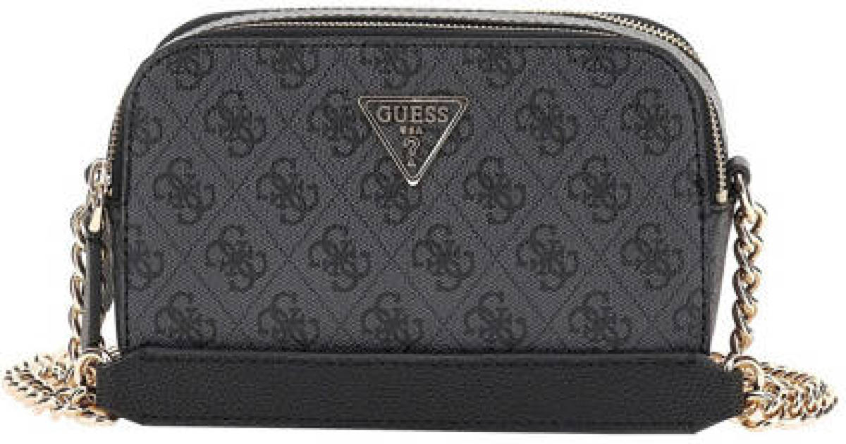Guess crossbody tas Noelle met logoprint antraciet