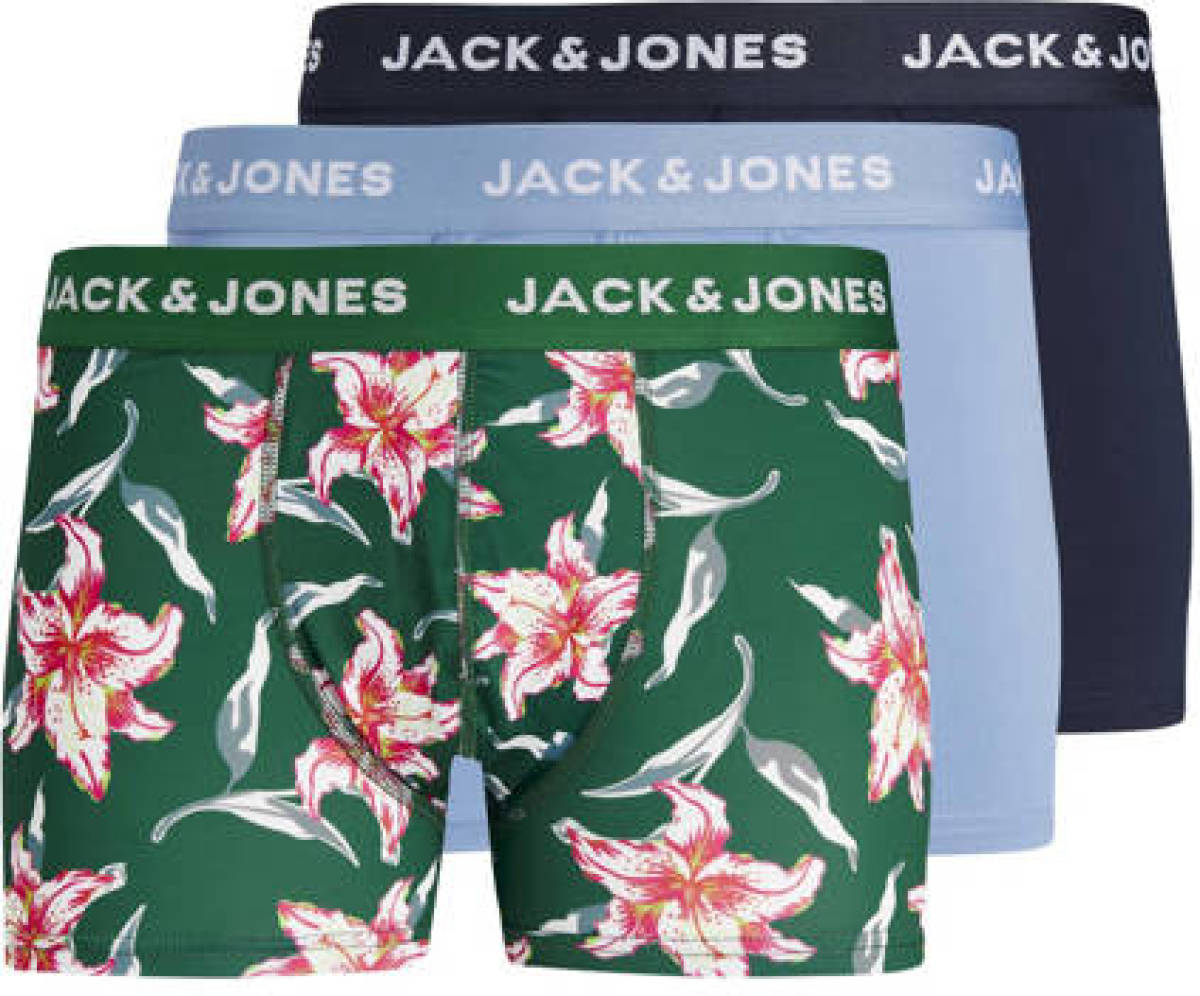 Jack & Jones boxershort JACFLORAL (set van 3)