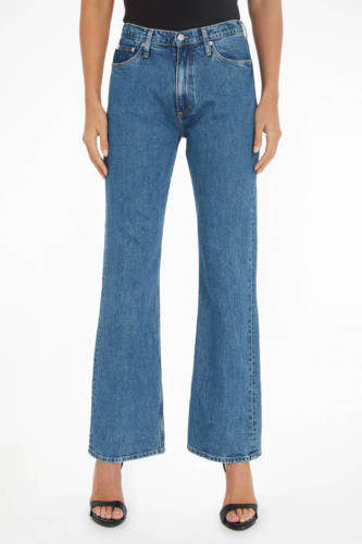 CALVIN KLEIN JEANS high waist bootcut jeans medium blue denim