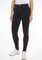 Tommy Jeans high waist skinny jeans black denim