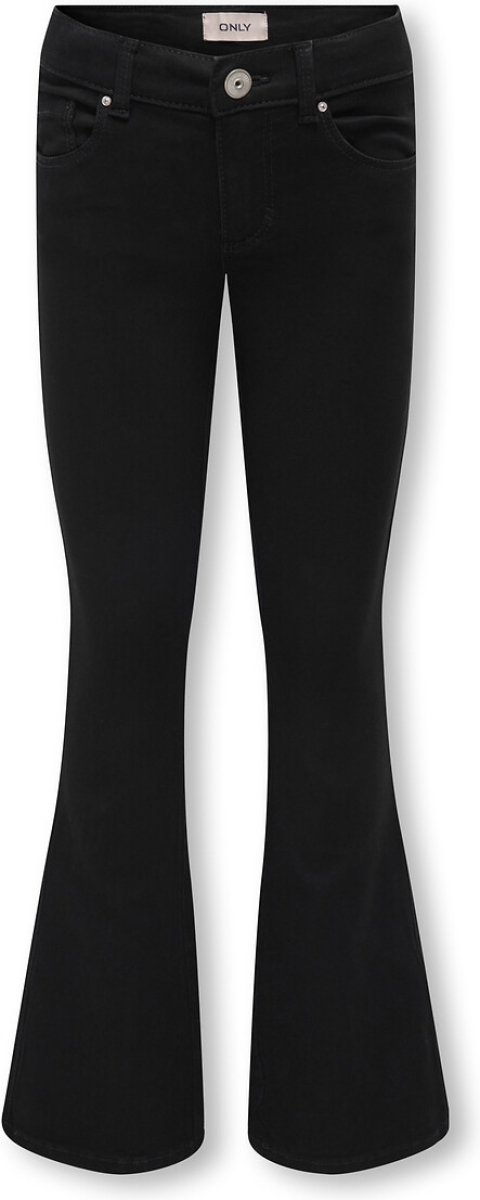 KIDS Only GIRL flared jeans KOGROYAL LIFE black denim