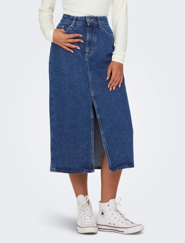 Only rok ONLBIANCA medium blue denim