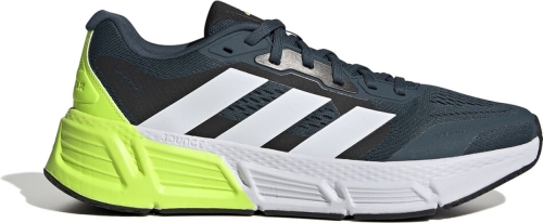 adidas Performance Questar 2 Bounce hardloopschoenen donkerblauw/wit/geel