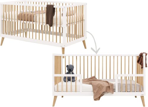 ToiToiKids bedbank 70x140 Jort Wit/Naturel