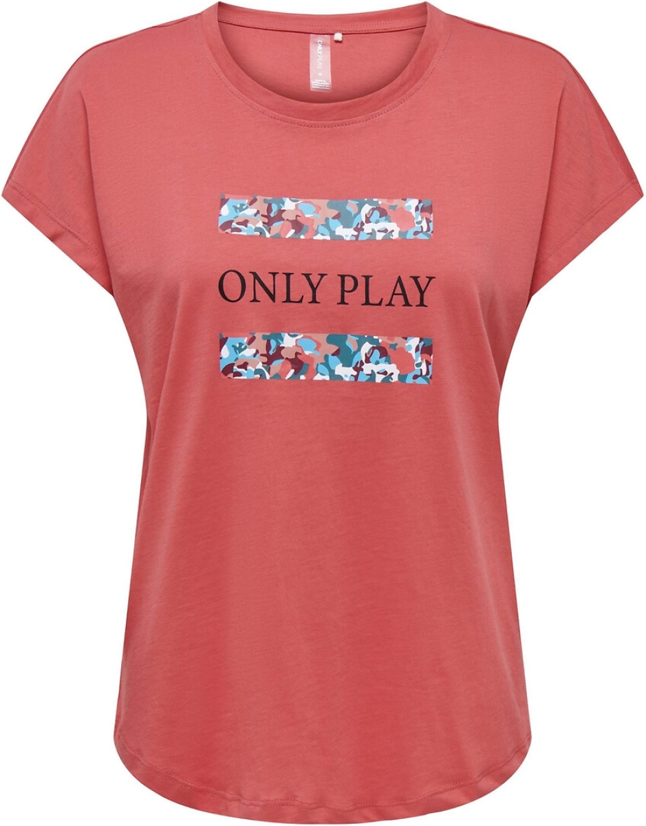 ONLY PLAY sport T-shirt ONPJESS rood