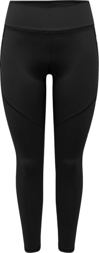 ONLY PLAY sportlegging ONPJAM zwart/donkerrood