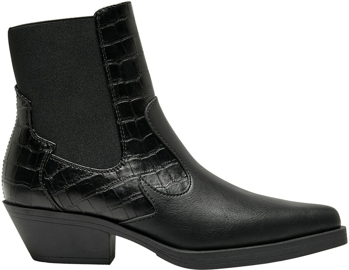 Only ONLBRONCO cowboy laarzen zwart