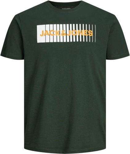 Jack & Jones JUNIOR T-shirt JJECORP van biologisch katoen donkergroen