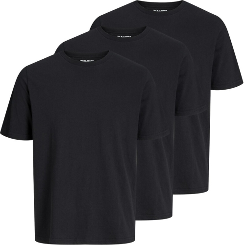 Jack & Jones T-shirt JACUNDER (set van 3) zwart