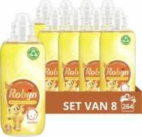 Robijn Collections Zwitsal wasverzachter 8 x 33 wasbeurten - voordeelverpakking - 264 wasbeurten