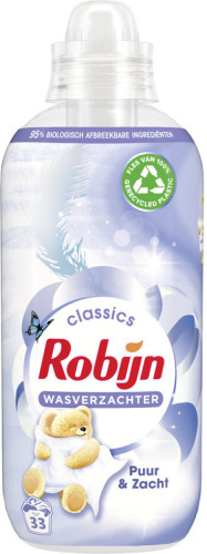 Robijn Classics Puur & Zacht wasverzachter 8 x 33 wasbeurten - voordeelverpakking - 264 wasbeurten