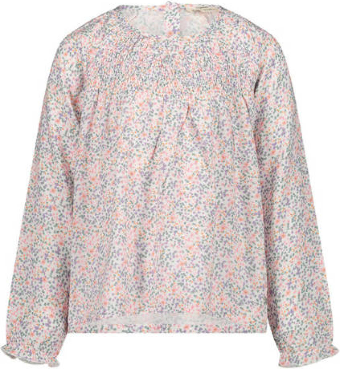 Esprit top met all over print roze/lila