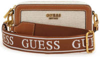 Guess crossbody tas Jovie beige/cognac