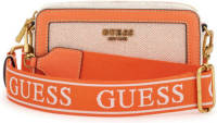 Guess crossbody tas Jovie beige/oranje