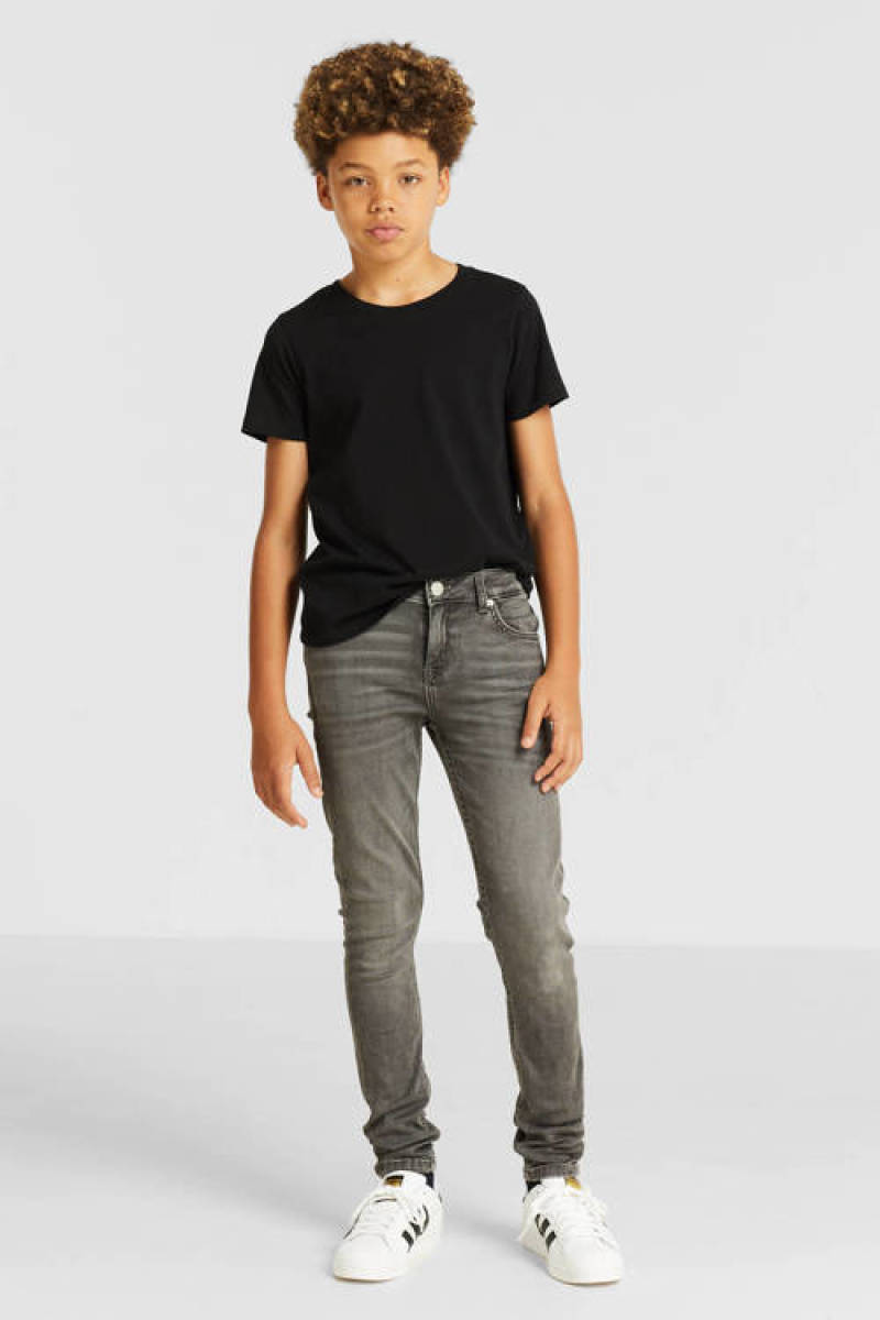 anytime skinny jeans lichtgrijs