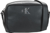 CALVIN KLEIN JEANS crossbody tas Minimal Monogram zwart