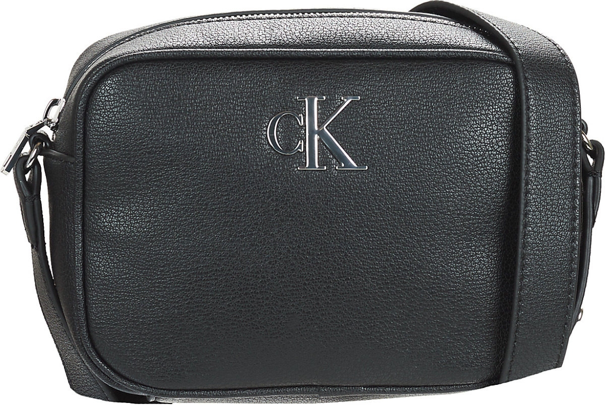 CALVIN KLEIN JEANS crossbody tas Minimal Monogram zwart