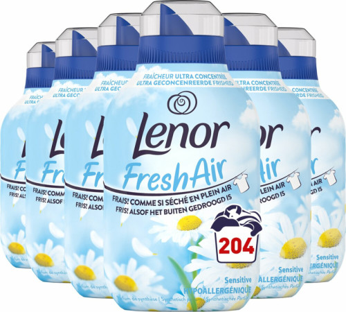 Lenor Fresh Air Sensitive - voor gevoelige huid wasverzachter - 204 wasbeurten