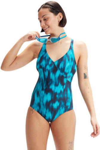 Speedo Endurance10 corrigerend badpak Lexi blauw