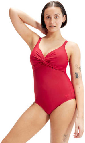 Speedo Endurance10 corrigerend badpak Brigitte rood