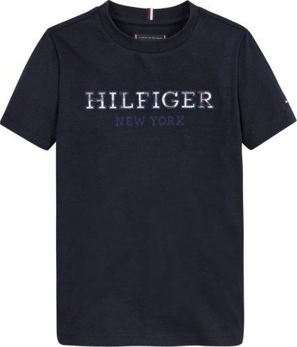 Tommy hilfiger T-shirt HILFIGER LOGO met logo diep donkerblauw