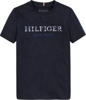 Tommy hilfiger T-shirt HILFIGER LOGO met logo diep donkerblauw