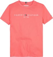 Tommy hilfiger T-shirt U ESSENTIAL met logo perzik