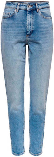 Only high waist Mom jeans Veneda blauw