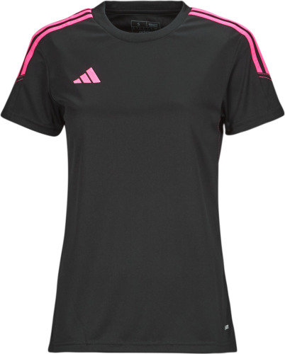 adidas Performance sport T-shirt Tiro zwart/roze